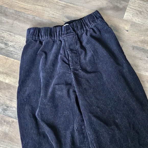 7115 Corduroy Elastic Pull-Up Trouser, Navy Black. Unisex Sz XSmall. Orig. $200. - Picture 11 of 12